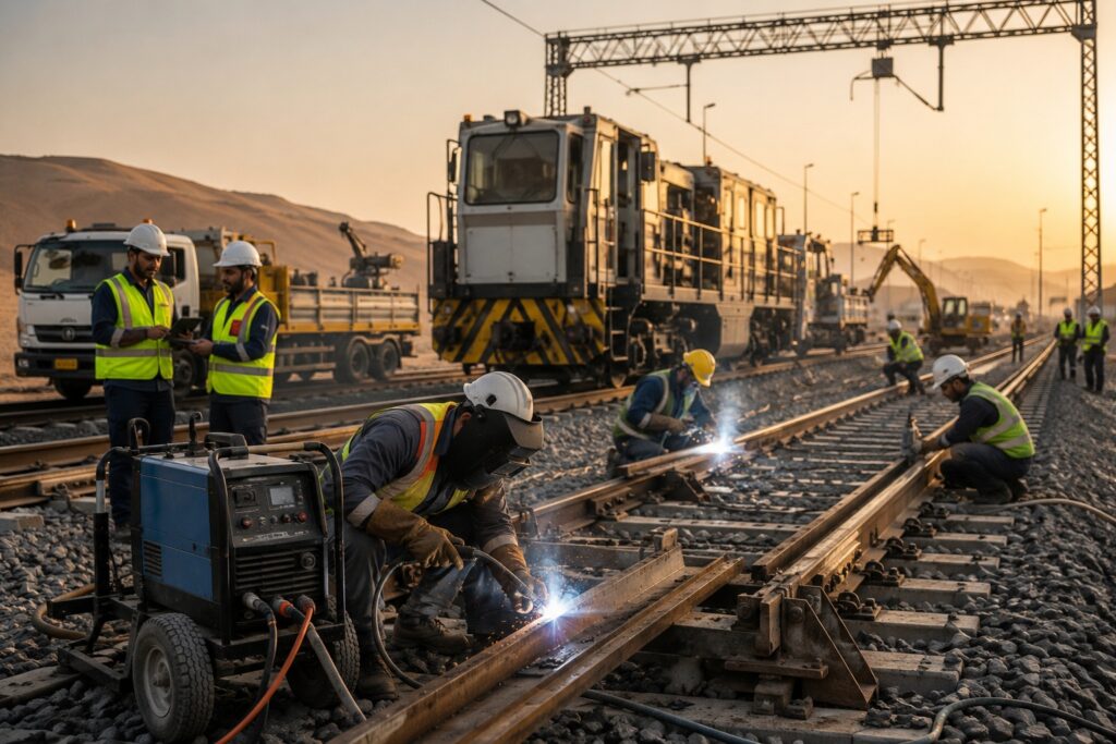 Welding Equipment Rentals Saudi for industrial projects